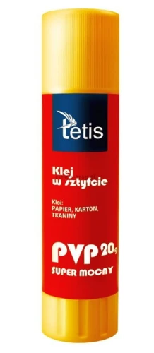 Klej w sztyfcie Tetis PVP 20 g (BG100-F)