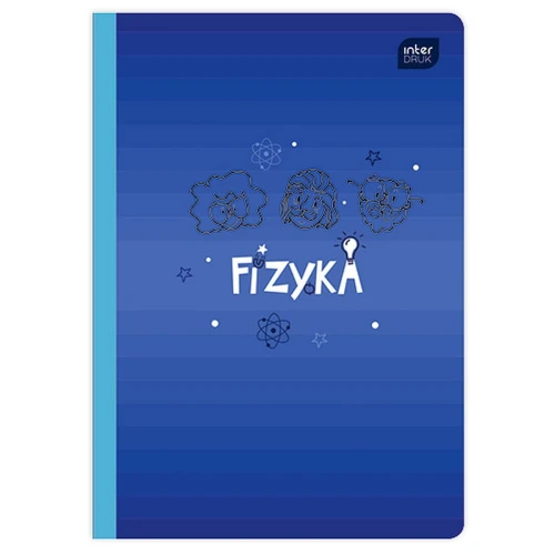 Zeszyt tematyczny Interdruk A5 60k. 70 g krata (ZE60#FIZFSC)