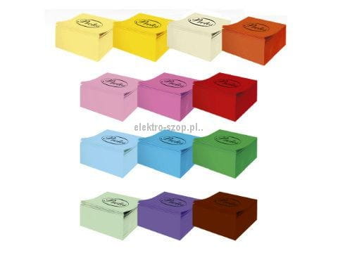 Kostka papierowa Protos Origami - niebieski ciemny 84 mm x 84 mm x 70 mm