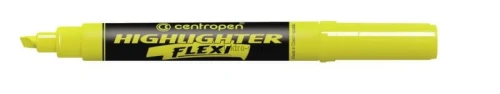 Zakreślacz Centropen, żółty 1-5 mm (8542)