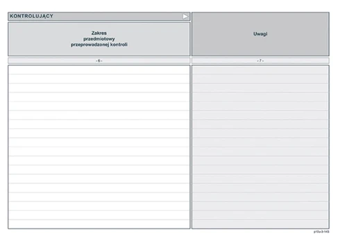 Druk offsetowy Michalczyk i Prokop Książka kontroli A5 16k. (P-10u)