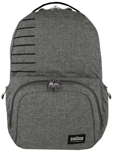 Plecak St.Right MELANŻ JASNO SZARY (BP-35)