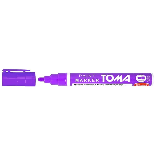 Marker olejowy Toma, fioletowy 2,5 mm okrągła końcówka (TO-440 9 2)