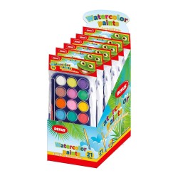 Farby akwarelowe Rexus 21 kol. (603536)