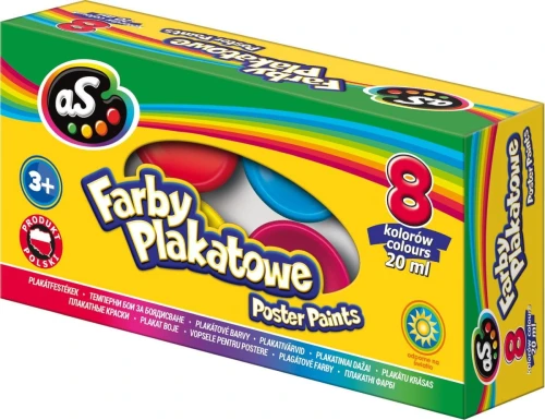 Farby plakatowe As kolor: mix 20 ml 8 kol. (83412900)