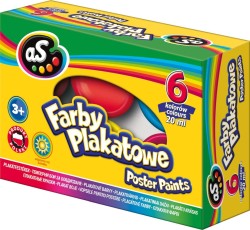 Farby plakatowe As kolor: mix 20 ml 6 kol.