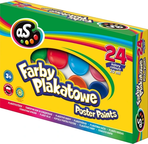 Farby plakatowe As kolor: mix 20 ml 24 kol. (301219005)
