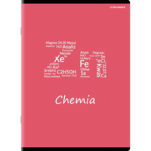 Brulion Top 2000 tematyczny chemia A5 80k. 70 g krata (400132314)