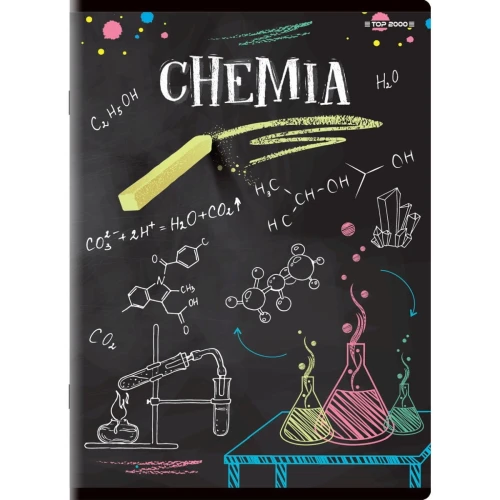 Brulion Top 2000 tematyczny chemia A5 80k. 70 g krata (400132314)