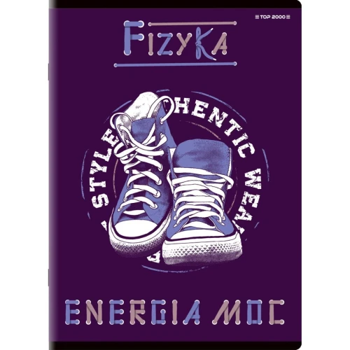 Brulion Top 2000 tematyczny fizyka A5 80k. 70 g krata (400132313)