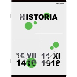 Brulion Top 2000 tematyczny historia A5 80k. 70 g krata (400132312)