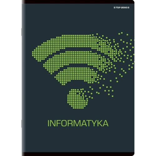 Brulion Top 2000 tematyczny informatyka A5 80k. 70 g krata (400132321)