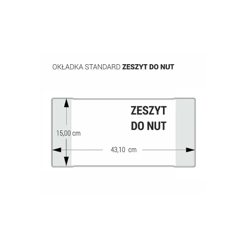 Okładka Biurfol nuty 150 mm x 431 mm (OZB-34)