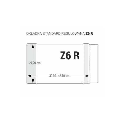 Okładka Biurfol Z6R 272 mm x 393-437 mm (OZB-40)