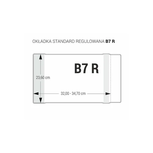 Okładka Biurfol B7R 236 mm x 320-347 mm (OZB-41)