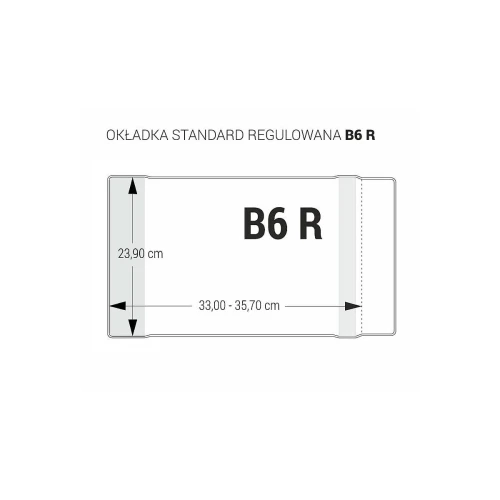 Okładka Biurfol B6R B6 239 mm x 330-357 mm (OZB-42)