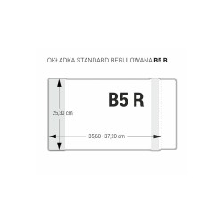 Okładka Biurfol B5R B5 253 mm x 356-372 mm (OZB-45)