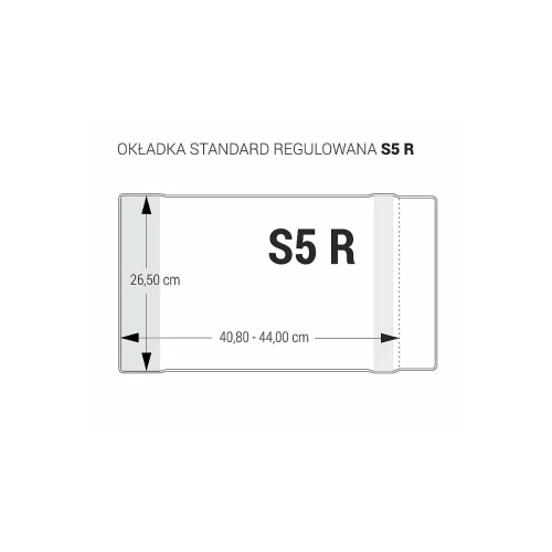 Okładka Biurfol S5R 265 mm x 408-440 mm (OZB-51)