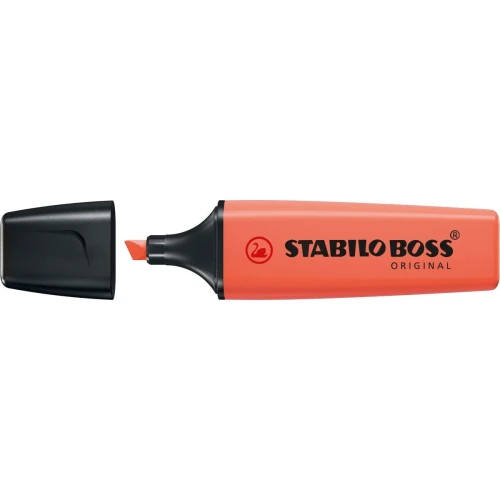 Zakreślacz Stabilo BOSS, czerwony 2,0-5,0 mm (70/140)