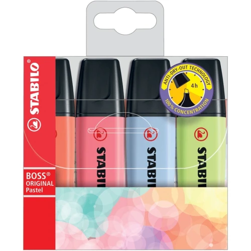 Zakreślacz Stabilo BOSS zakreślacz, mix 2,0-5,0 mm (70/4-3)
