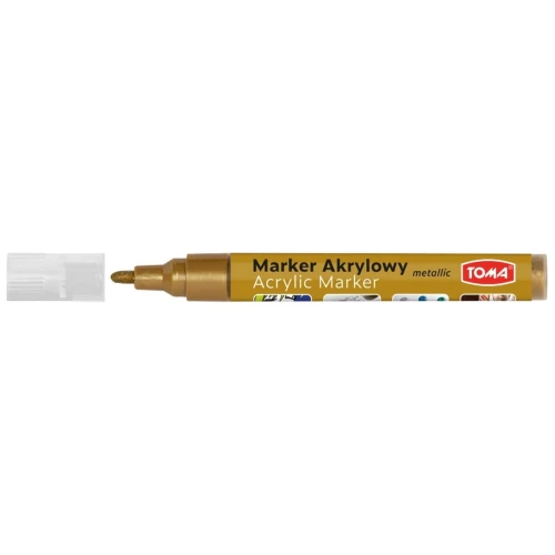 Marker specjalistyczny Toma akrylowy-żółty, żółty 2,5 mm okrągła końcówka (TO-402)
