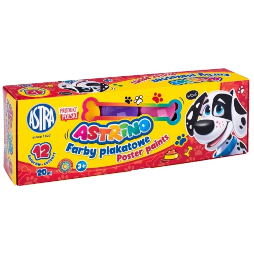 Farby plakatowe Astrino kolor: mix 20 ml 12 kol. (301221004)