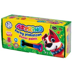 Farby plakatowe Astra kolor: mix 20 ml 12 kol. (301221002)