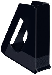 Pojemnik na dokumenty pionowy Esselte Vivida Europost A4 - czarny 72 mm x 256 mm x 260 mm (21440)