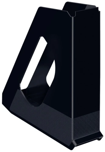 Pojemnik na dokumenty pionowy Esselte Vivida Europost A4 - czarny 72 mm x 256 mm x 260 mm (21440)