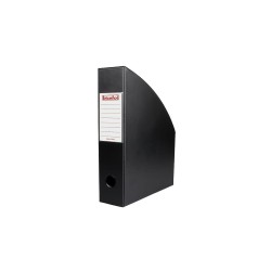 Pojemnik na dokumenty pionowy Biurfol A4 - czarny 245 mm x 70 mm x 320 mm (SE-35-01)
