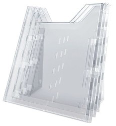 Pojemnik na dokumenty pionowy Durable Combiboxx A4 - bezbarwny