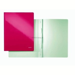 Skoroszyt Leitz WOW A4 - różowy metaliczny 80 g (30010023)