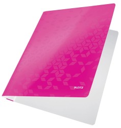 Skoroszyt Leitz WOW A4 - różowy metaliczny 80 g (30010023)