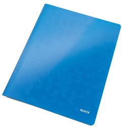 Skoroszyt Leitz WOW A4 - niebieski metaliczny 80 g (30010036)