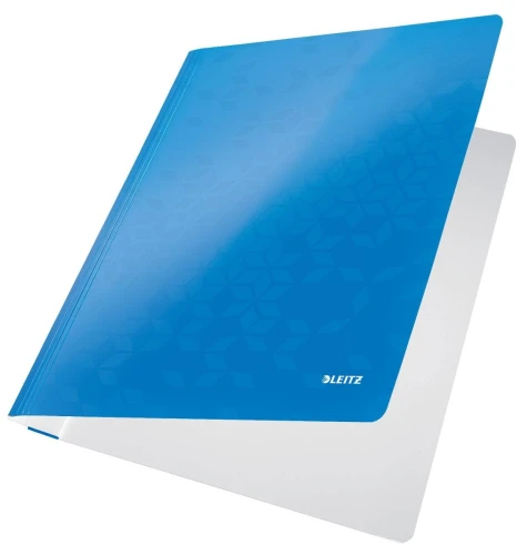 Skoroszyt Leitz WOW A4 - niebieski metaliczny 80 g (30010036)