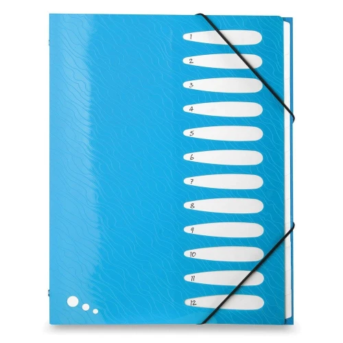 Teczka z przegródkami Elba Art Pop A4 kolor: mix 12 przegródek (400058483)