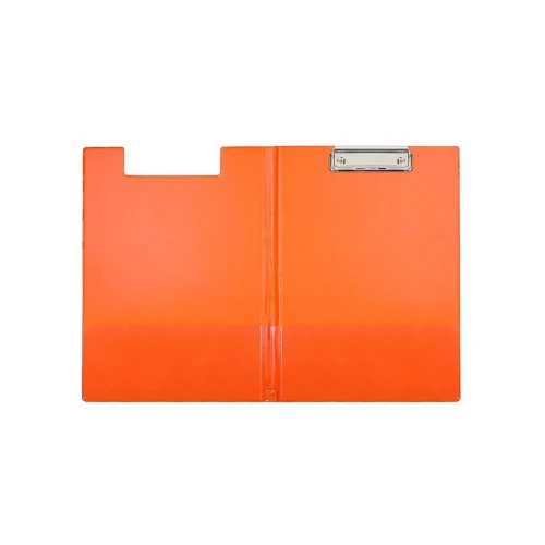 Teczka z klipem Biurfol A4 - pomarańczowy 210 mm x 297 mm (KKL-04-04)