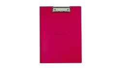 Teczka z klipem Biurfol A4 - różowy 210 mm x 297 mm (KKL-04-03)