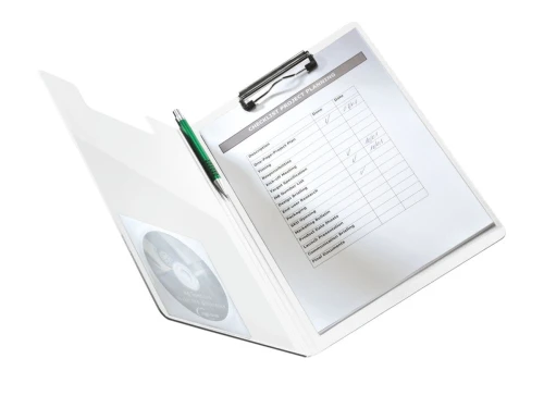 Teczka z klipem Leitz Wow A4 - różowy 230 mm x 330 mm (41990023)
