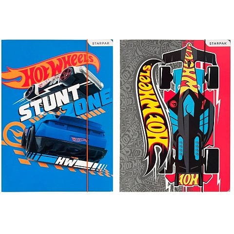Teczka kartonowa na gumkę Starpak Hot Wheel A4 kolor: różnokolorowy (337292)