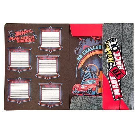 Teczka kartonowa na gumkę Starpak Hot Wheel A4 kolor: różnokolorowy (337292)