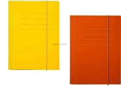 Teczka kartonowa na gumkę Protos A4 kolor: czerwony 300 g