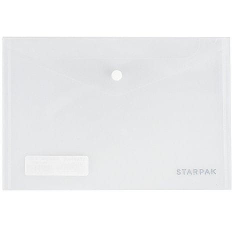 Teczka plastikowa na guzik Starpak A5 kolor: przezroczysta (393898)