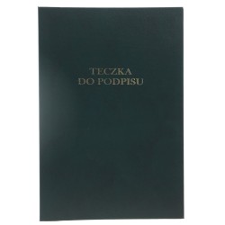 Teczka do podpisu Barbara A4 - zielony 20k. (1822225)