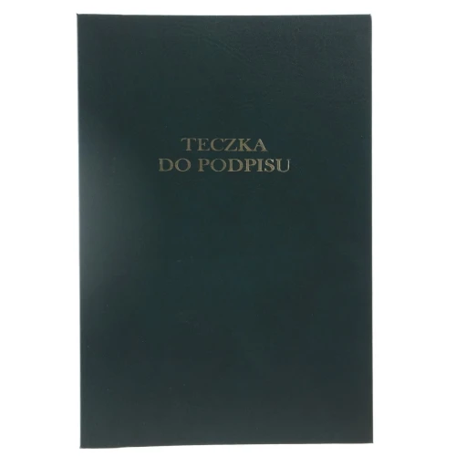 Teczka do podpisu Barbara A4 - zielony 20k. (1822225)