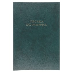 Teczka do podpisu Barbara A4 - zielony 12k. (1822213)