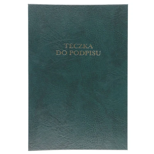 Teczka do podpisu Barbara A4 - zielony 12k. (1822213)