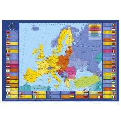 Podkład na biurko Derform Unia Europejska 490 mm x 340 mm (POUE)
