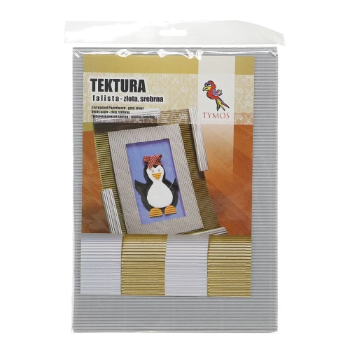 Karton falisty Tymos srebrna - srebrna 250 mm x 353 mm