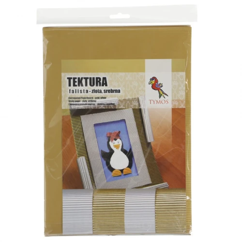 Karton falisty Tymos złota - złota 250 mm x 353 mm